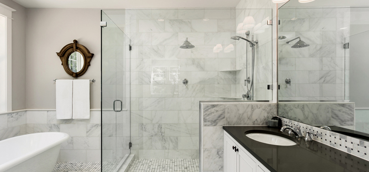bathroom shower door installation in Lucerne Valley